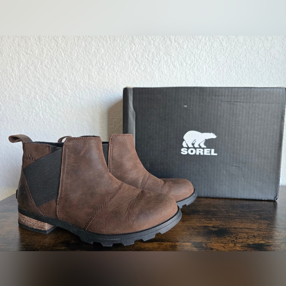 Sorel Brown Leather Boots